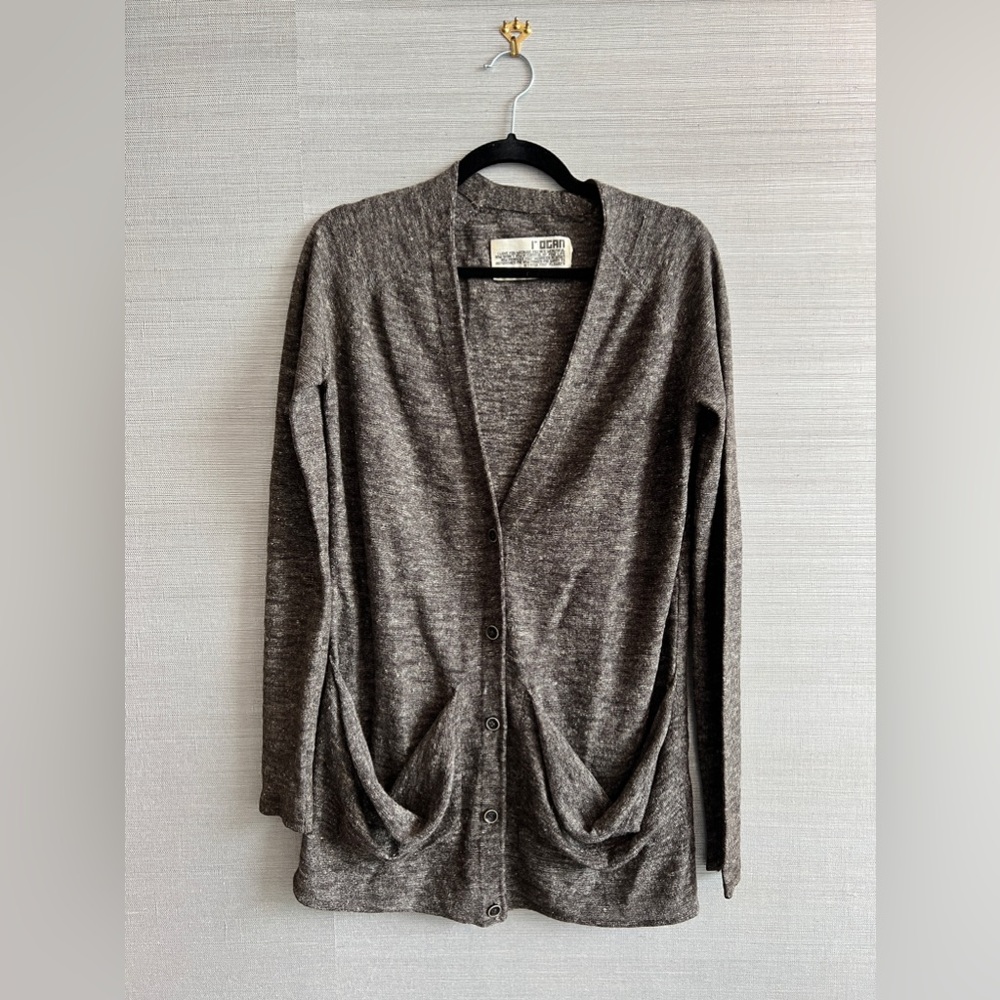 Rogan 💫EUC💫 vintage long cardigan - brown - small